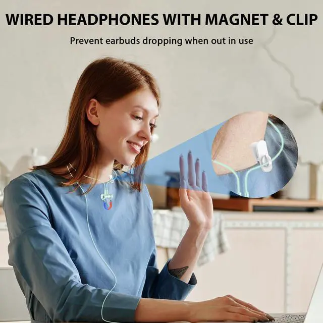 Alt view image 4 of 5 - ASKUBSKU USB Headset for Game, USB A Headphones with Microphone for PC Computer with 7.5 Ft Cable, Wired USBA Earbuds Mute Stereo Noise Canceling Cord Laptop Earphones for Dell Surface Switch, Green