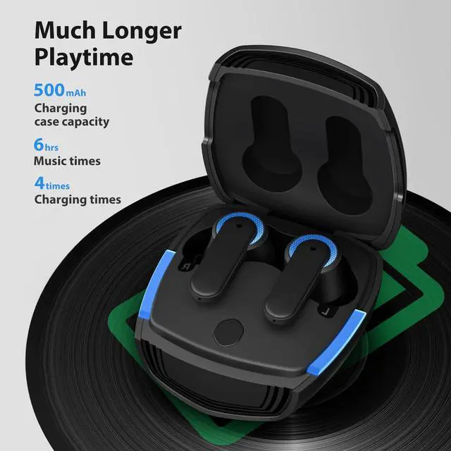 Alt view image 3 of 5 - Wireless Earbuds for Samsung S24 Ultra S23 Fe S22+ S21, 5.3 Bluetooth Earbuds Noise Cancelling Ear Buds with Mic Touch HiFi Stereo Wireless Headphone for iPhone 15 Pro Max 14 Plus Pixel 8 7 Pro 6 A