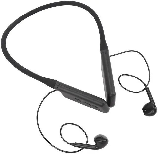 Alt view image 5 of 5 - IEM Neckband Earphones, Neckband Headphone with 2.4G Receiver, IEM Mode BT Ergonomic 3.5MM 10H Playtime Anti Interference Neckband Earbuds for Live Broadcast