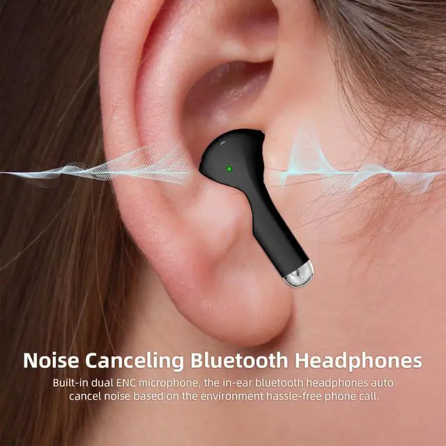 Alt view image 4 of 5 - 5.3 Wireless Earbuds for iPhone 16 15 Pro Max Plus Galaxy S25 S24 S23 S22 S21 S20 Ultra A55 Bluetooth Headphones Noise Canceling In-Ear Ear Buds Wireless Earphones with Mic Stereo Bass for Pixel 8 7 6
