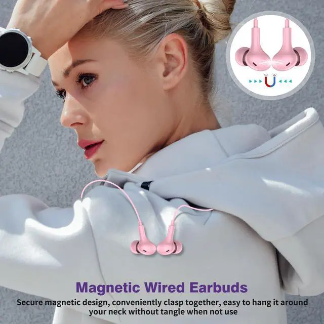 Alt view image 3 of 5 - 2-Pack USB C Headphones for iPhone 15 Samsung Galaxy S24 S23 S22 Ultra FE Plus Pixel 6a 7a 8 Pro Oneplus 10t