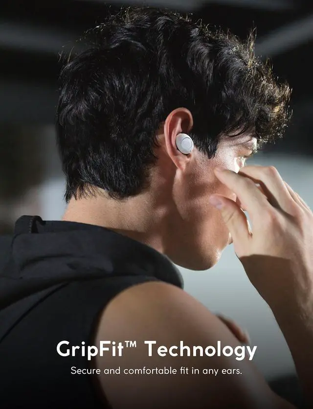 Alt view image 4 of 5 - Zolo Liberty+ Total-Wireless Earphones, Bluetooth Earbuds with Graphene Driver Technology and 48 Hours Battery Life, Sweatproof Total-Wireless Earbuds with Smart AI and Toggle Sound Isolation