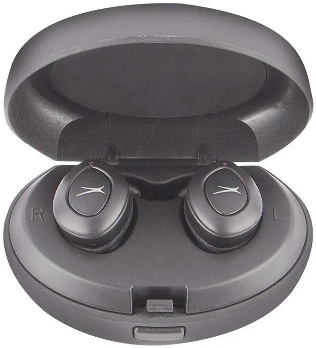Main image of Altec Lansing True Evo+ Truly Wireless Earphones, 4 Hours of Battery Life, Receive Up to 4 Charges on The Go, Access Siri or Google Voice Assistant via Bluetooth Through Your Smartphone, MZX659-BLK