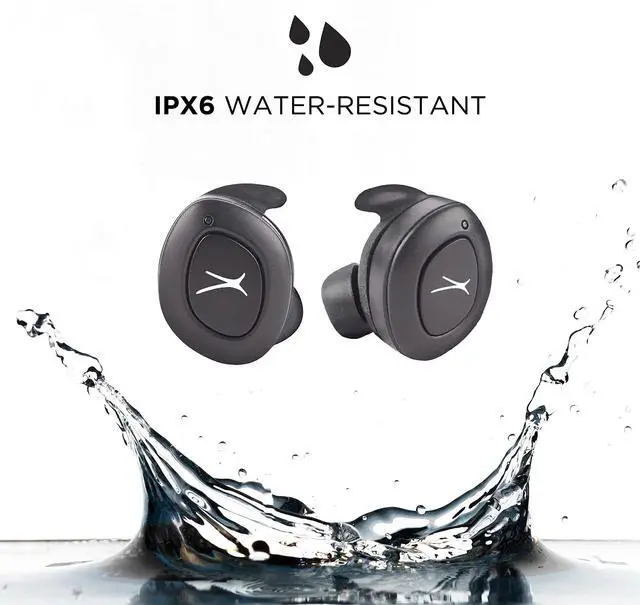 Alt view image 3 of 5 - Altec Lansing True Evo+ Truly Wireless Earphones, 4 Hours of Battery Life, Receive Up to 4 Charges on The Go, Access Siri or Google Voice Assistant via Bluetooth Through Your Smartphone, MZX659-BLK