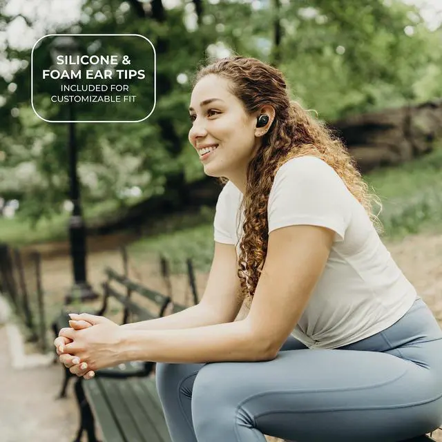 Alt view image 5 of 5 - Altec Lansing True Evo+ Truly Wireless Earphones, 4 Hours of Battery Life, Receive Up to 4 Charges on The Go, Access Siri or Google Voice Assistant via Bluetooth Through Your Smartphone, MZX659-BLK