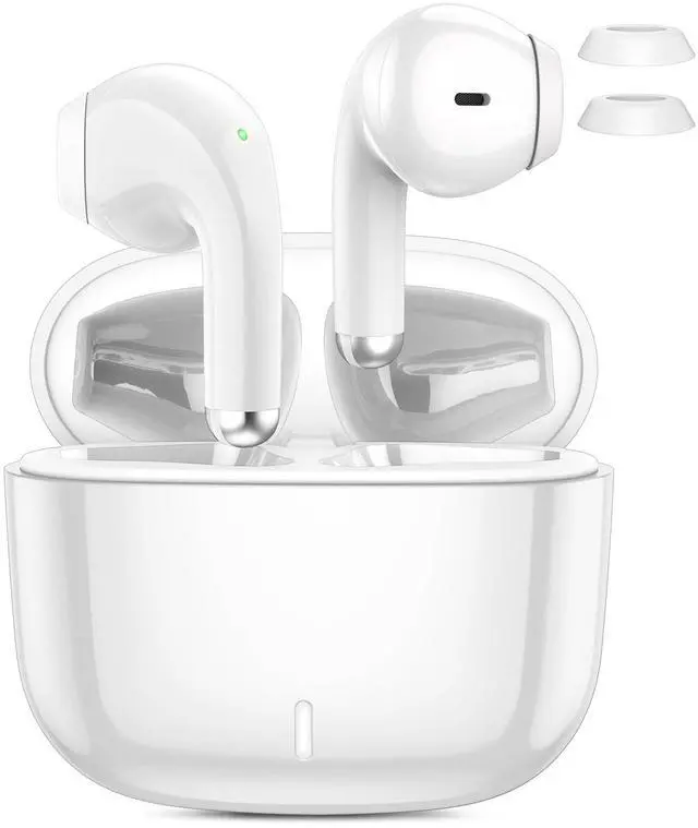 Alt view image 2 of 5 - Wireless Bluetooth 5.3 Earbuds & USB-C Wired Earphones - All Day Playtime, HD Noise Cancelling, Comfort Fit, Compact Design for Travel/Sports, Universal Compatible with Android & iSO