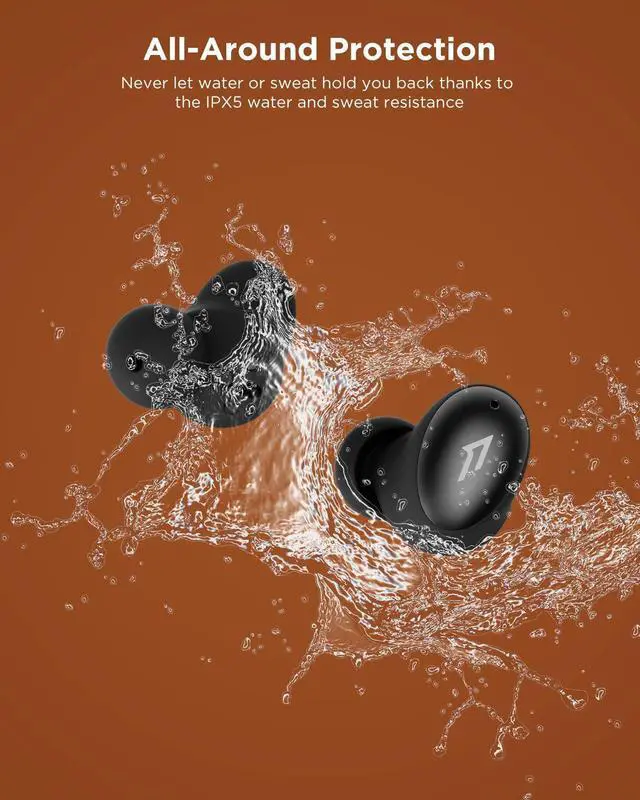 Alt view image 4 of 5 - 1MORE Colorbuds Wireless Earbuds Bluetooth 5.0 Headphone with Fast Charging, Qualcomm Chip IPX5 Waterproof Stereo in-Ear Earphones CVC8.0 Build-in Dual Mic ENC Auto Play/Pause, 22H