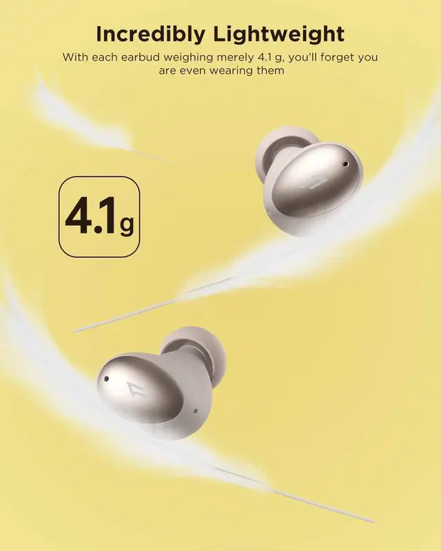Alt view image 2 of 5 - 1MORE Colorbuds Wireless Earbuds Bluetooth 5.0 Headphone with Fast Charging, 22HUSB C, IPX5 Waterproof Stereo in-Ear Earphones CVC8.0 Build-in Dual Mic ENC Auto Play/Pause for Work Home Office Sport
