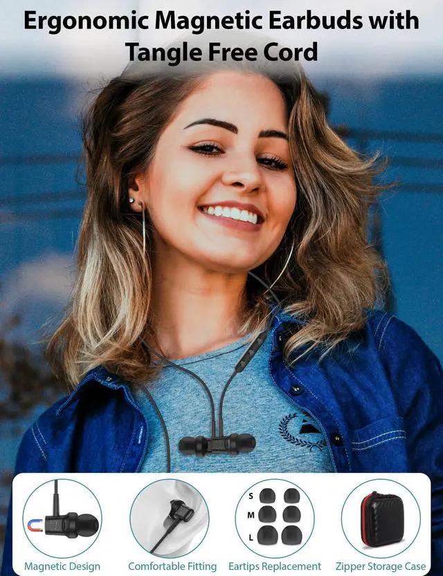 Alt view image 4 of 5 - USB C Headphone for iPad A16 11 Samsung S25 Ultra S24 S23 A53 A26 A35 A36 A56 Magnetic Earbuds in Ear Noise Cancelling Headset Type C Wired Earphone for MagSafe Car Mont 360° Rotation Magnetic
