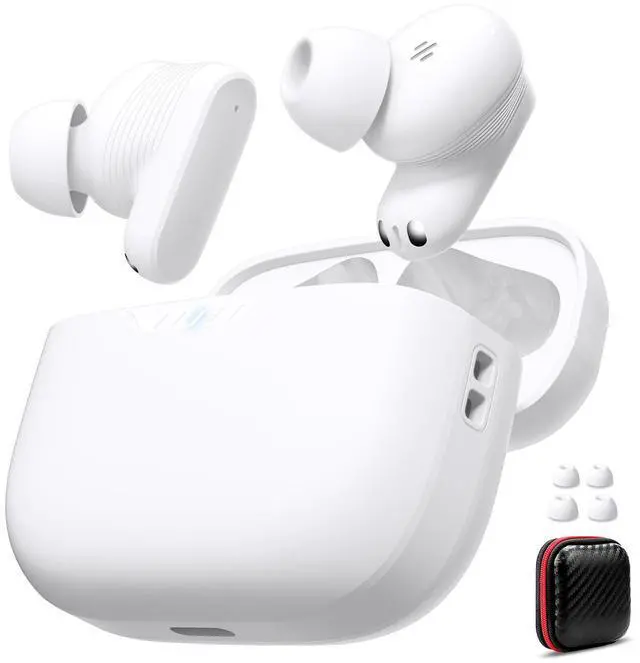 Alt view image 2 of 5 - Wireless Earbuds Bluetooth 5.4 Headset HiFi Bass Stereo Noise Canceling in-Ear Headphone 3.5mm Wired Earbud Noise Canceling in-Ear Jack Headphone with Mic for Steam Deck Chromebook School Computer PC