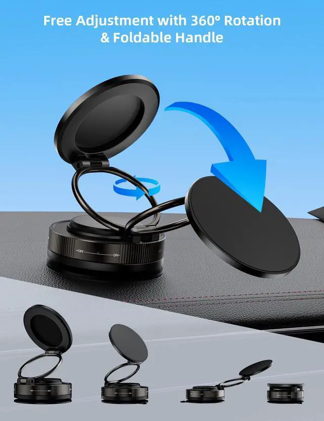 Alt view image 4 of 5 - TOPAUX Wired Earbuds USB C Headphone for iPhone 16e 16 Pro Max 15 Plus Noise Canceling HiFi Bass Stereo in-Ear Headset Type C Earphone for MagSafe Car Mount 360° Rotation Magnetic Adjustable