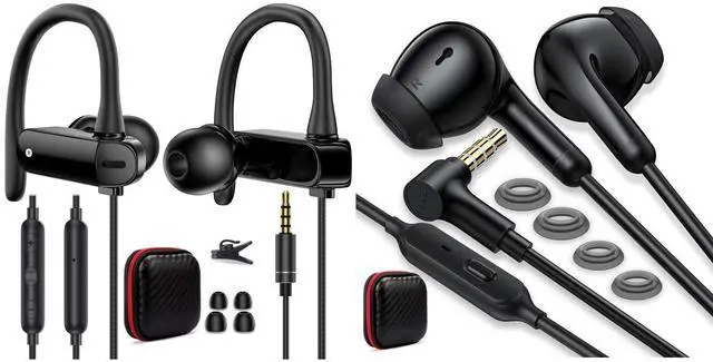 Main image of 2 Pack Wired Earbuds 3.5mm Right Angle Ear Bud for Chromebook PC School in-Ear Noise Canceling Eartip 3.5mm Jack Earphone 3.5 MM Headset Ear Phone Headphone for Moto G 5G Stylus Play Samsung A15 A14