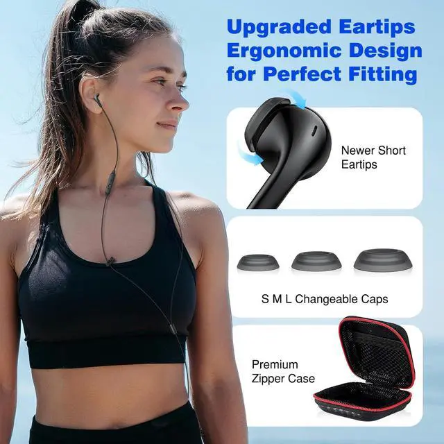 Alt view image 5 of 5 - 2 Pack Wired Earbuds 3.5mm Right Angle Ear Bud for Chromebook PC School in-Ear Noise Canceling Eartip 3.5mm Jack Earphone 3.5 MM Headset Ear Phone Headphone for Moto G 5G Stylus Play Samsung A15 A14