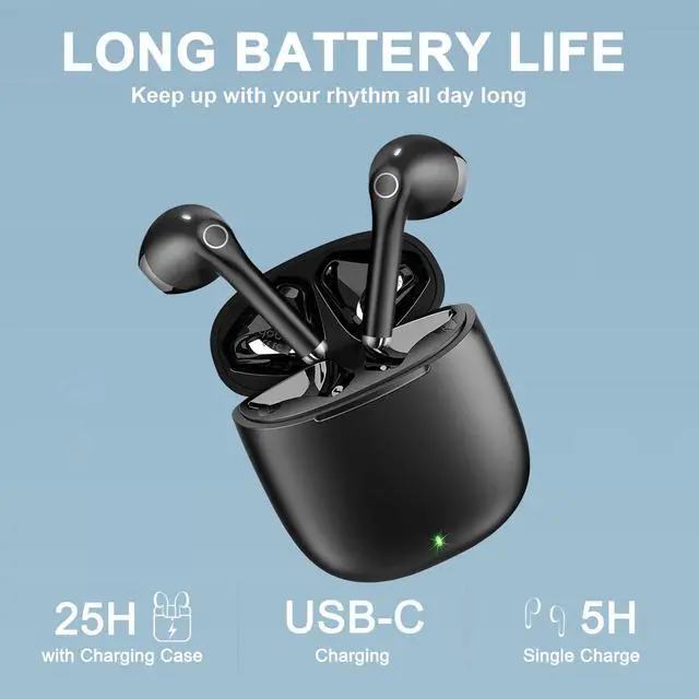 Alt view image 4 of 5 - AI Language Translation Wireless Earbuds for Google Pixel 8 9 Pro XL Fold 7 6, Bluetooth Headphones Ear Bud with in Ear Earphones for iPhone 16 15 14 Pro Max for Samsung Galaxy S24 Ultra S23 Fe Flip 6