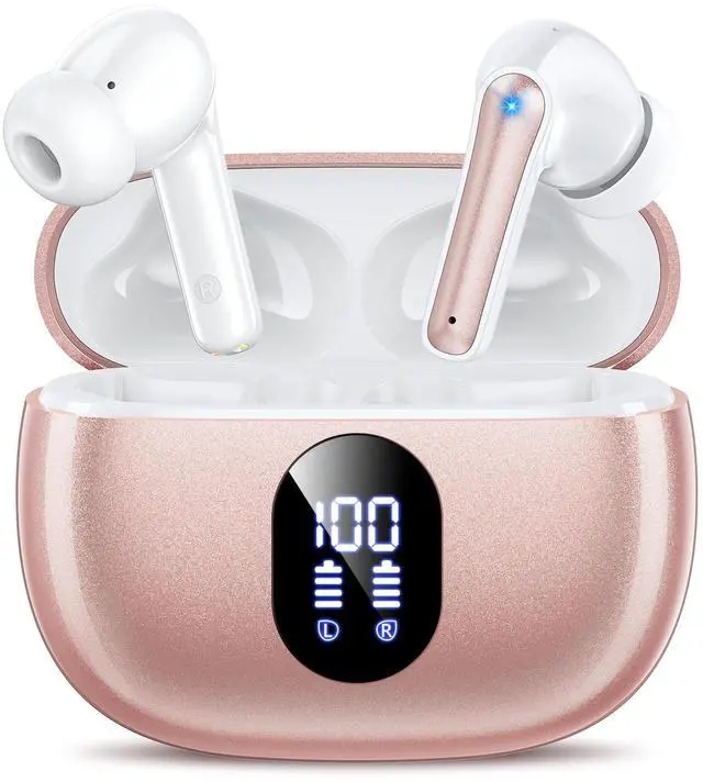 Main image of ZZU Wireless Earbuds, 2025 Ear Buds with Big Bass Stereo Sound, Lightweight Bluetooth Earbuds with 48 Hours Playtime, in-Ear Fit Earphones