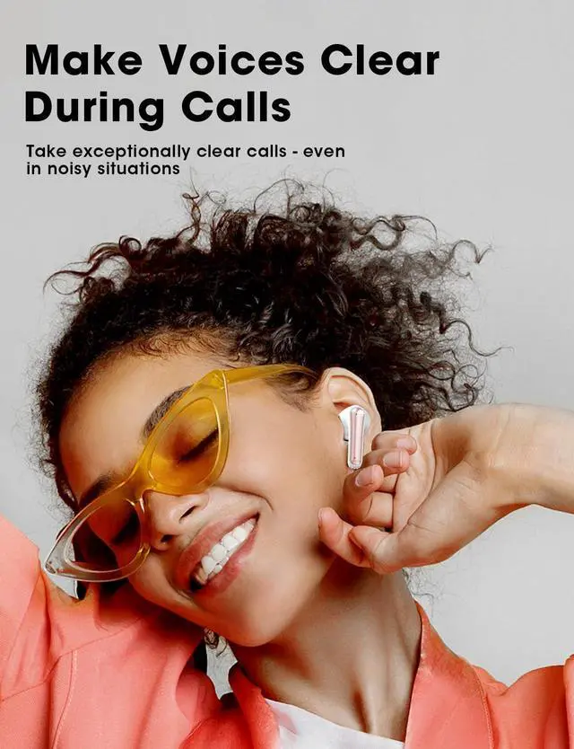 Alt view image 5 of 5 - ZZU Wireless Earbuds, 2025 Ear Buds with Big Bass Stereo Sound, Lightweight Bluetooth Earbuds with 48 Hours Playtime, in-Ear Fit Earphones