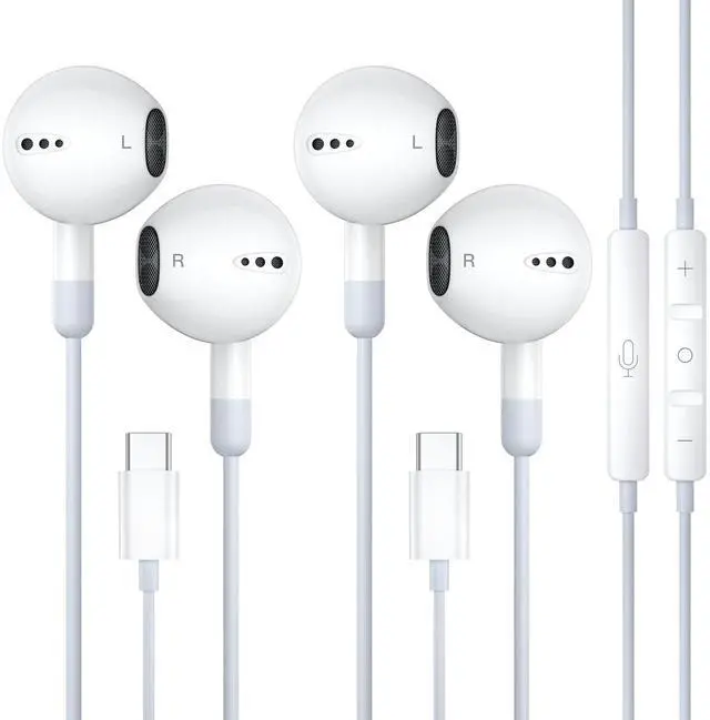 Main image of ZENIPER iPhone 16 Earphones Wired,[ MFi Certified] USB C Headphones with Mic Volume Control Wired Earbuds USB Type C Headphones for iPhone 16/15 Pro Max iPad Pro Galaxy S25/S24 Ultra Pixel 9