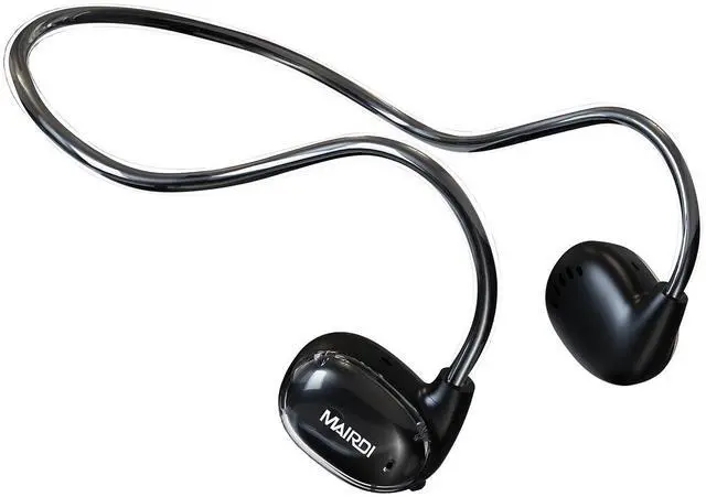 Main image of MAIRDI Air Conduction Headphone Wireless, Bluetooth 5.3 Open Ear Headphone with Microphone, 10H Playtime, Sport Headphone for Running Bicycling Climbing Driving Black