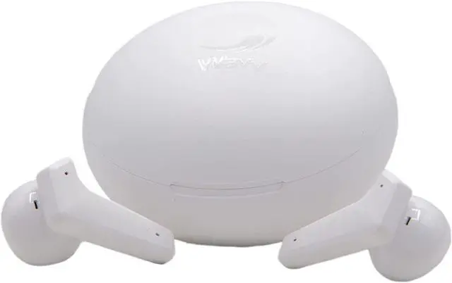 Alt view image 2 of 5 - WAVV Elite ANC Wireless Pro Pods with 8 Hours Play Time, Hybrid Active Noise Cancelling, 33dB in-Ear Earphones with Crystal Clear Sound, Bluetooth 5.2, Wireless Charging Compatible (White)