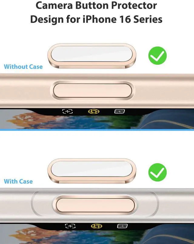 Alt view image 4 of 5 - TOPAUX Camera Button for iPhone 16 Plus Pro Max 2 Pack USB C Headphone for Samsung S25 S24 S23 A26 A36 A56 Magnetic Wired Earbuds for iPhone 16 Pro Max 16e 15 Laptop In-Ear Noise Canceling Headset