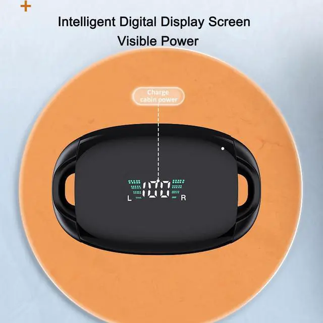 Alt view image 5 of 5 - Ttbesmi Open Ear Bluetooth Headphones Bone Conduction Ear Buds Wireless Bluetooth Open Ear Earbuds Ear Clip Headphones Wireless Ear Buds Ear Buds for Small Ears Wireless Bone Conduction Head Phones