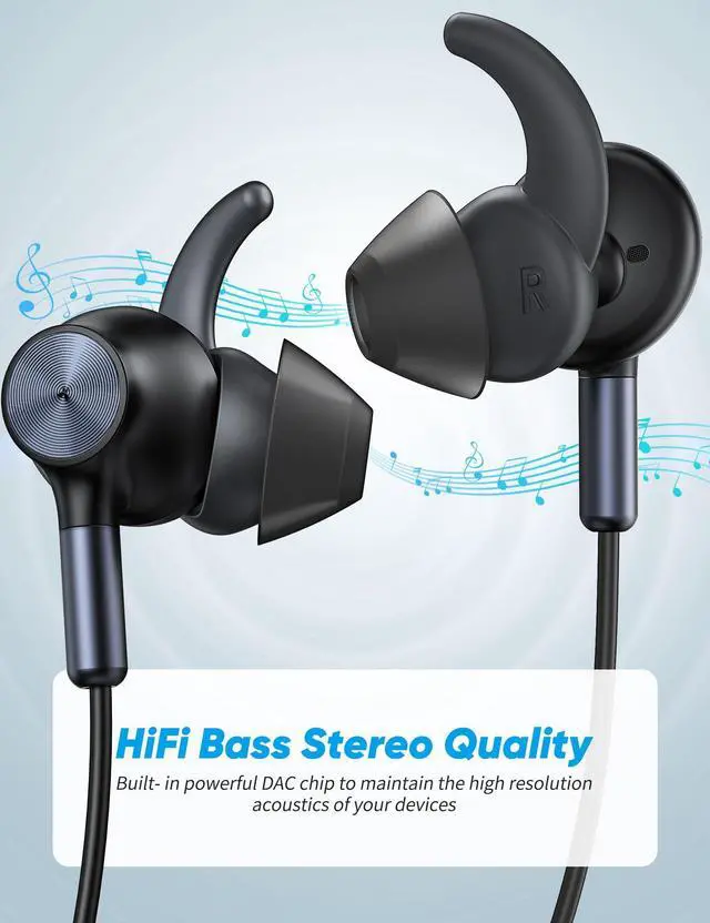 Alt view image 5 of 5 - TOPAUX 3.5mm Wired Earbud in-Ear Headphone with Mic Wired Earbuds USB Type C Earphone Secure Wingtip Noise Canceling in-Ear Headphone with Mic for iPhone 16e 16 Pro Max 15 Plus 1Corded Game Headset