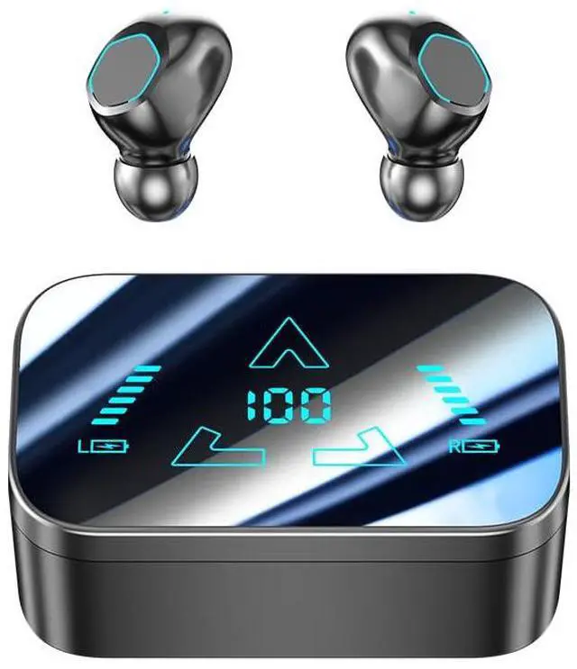 Main image of Spevert Wireless Bluetooth Earbuds in Ear Buds Light-Weight Headphones with Wireless Charging Case,Low Latency Movie Mode, Dual Connect (Black)