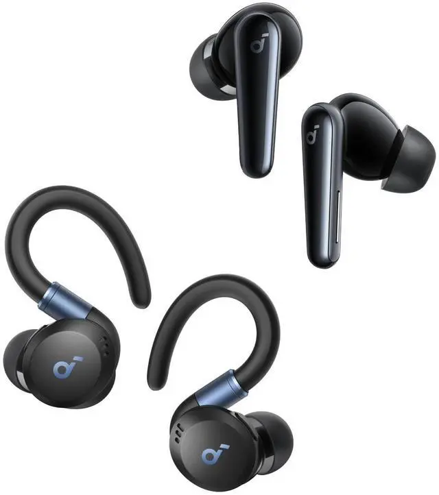 Main image of Soundcore Liberty 5 by Anker, Noise-Cancelling Wireless Earbuds with Sport X20,2X Stronger Voice Reduction, Real-Time Adaptive Noise Cancellation, Fast Charging, Dolby Audio