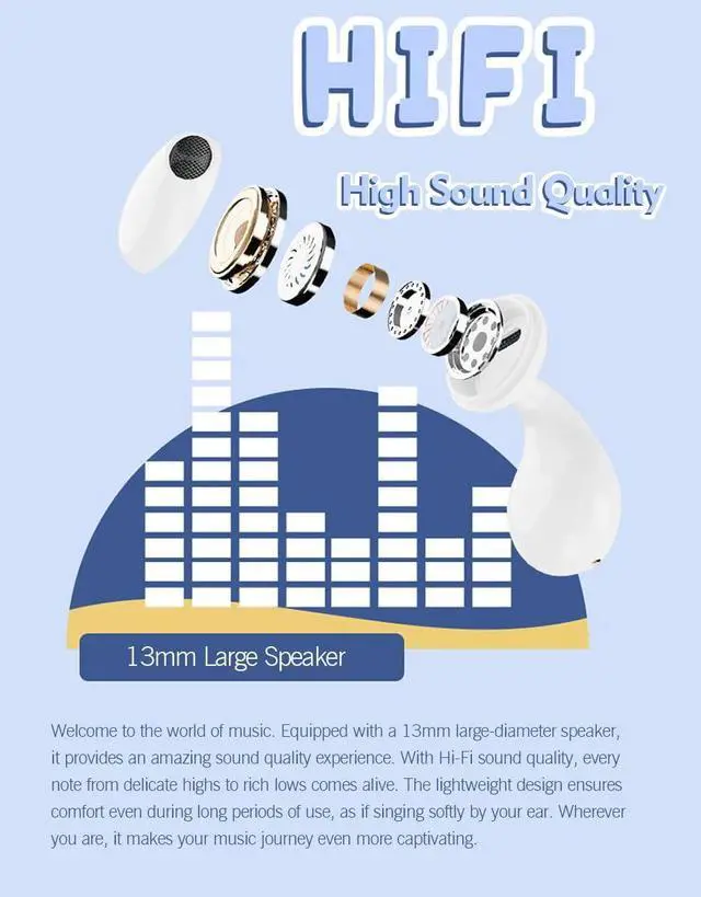 Alt view image 3 of 5 - in-Ear Bluetooth Earbuds | Zero Latency | ENC Noise Cancellation | Single/Dual Mode | Transparent Charging Case | Waterproof & Dustproof | Ideal for Commute, Work & Sports | Comfortable FitBlack