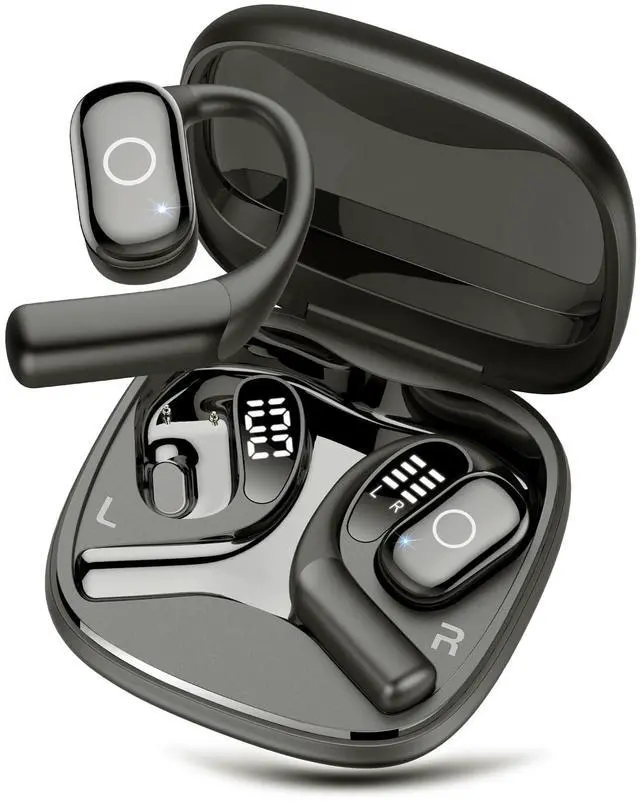 Main image of AI Translation Earbuds Real Time, 144 Language Translator Earbuds for iPhone and Android, 80H Playtime,3-in-1 Translation Headphones Translating Device, for Travel/Business/Meeting/LearningDark Grey