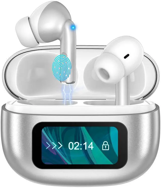 Main image of AI Language Translation Wireless Earbuds,3-in-1 Real-Time Translator Earbud 144 Languages & Accents with LCD Smart Touch Screen,Bluetooth 5.4 Translation Headphones Device for Travel/Business/Learning