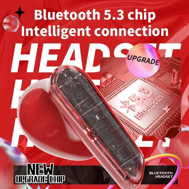 Alt view image 5 of 5 - Xmenha Green Wireless in Ear Earbuds for Working Bluetooth 5.3 with Noise Cancelling Mic Ear Buds Bluetooth Noise Reduction Ear Buds Earphones Headphones Transparent Cover for in-Ear Earphone