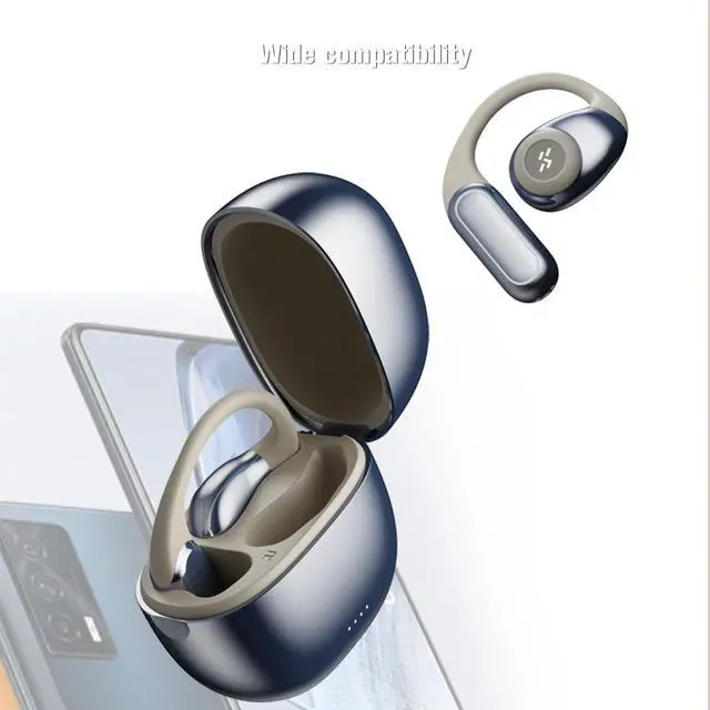 Alt view image 4 of 5 - Outside Outer Open Ear Earbuds Out of Wireless Bluetooth for Ows Hanging Earphones 5.4 Bluetooth Outer Out of Open Ear Headphones Outside air Bone Conduction Headphones Earbuds Over The Ear Buds