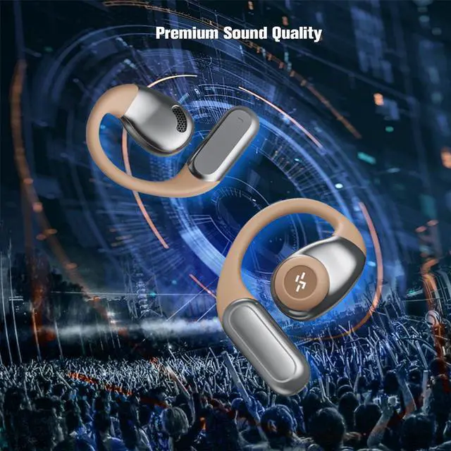 Alt view image 5 of 5 - Outside Outer Open Ear Earbuds Out of Wireless Bluetooth for Ows Hanging Earphones 5.4 Bluetooth Outer Out of Open Ear Headphones Outside air Bone Conduction Headphones Earbuds Over The Ear Buds