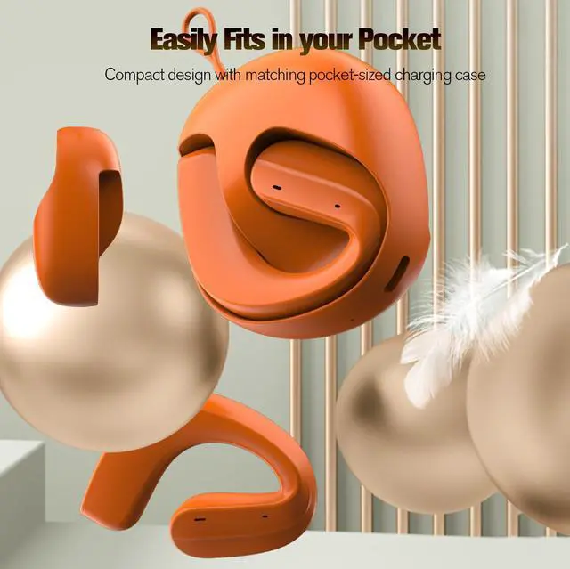 Alt view image 3 of 5 - Open Owls Hanging Bluetooth Earbuds - Out of Ear, Wireless, Bone Conduction Headphones