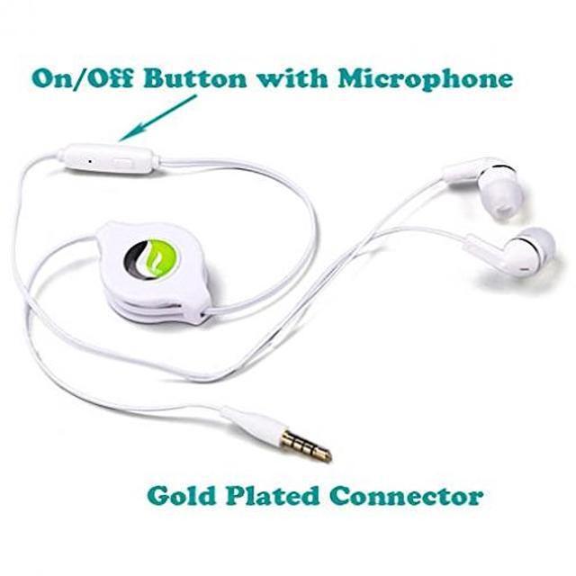 Alt view image 4 of 4 - Wired Retractable Earphones w Mic Earbuds Headphones [3.5mm] works for iPod Nano 5th, 6th, 7th, iPod Touch 1st, 2nd, 3rd, 4th, 5th, 6th, 7th Gen, Galaxy A14 A23 A52 A12 A42 A32 S10 S9 S8 , iPhone 6/6S
