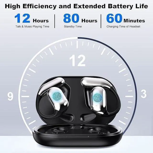 Alt view image 5 of 5 - AI Language Translation Earbuds, Wireless Earbuds Translator Real Time 144 Languages 3-in-1 Translator Ear Buds 5.4 Bluetooth Headphones Two-Way Translating Device fit iOS and Android - Black 2