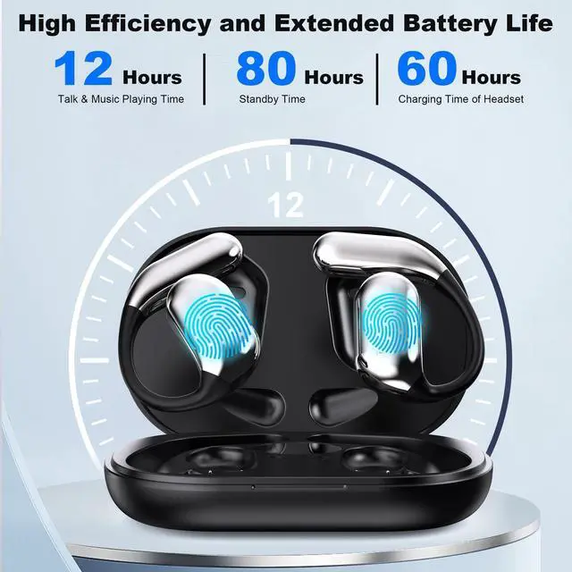 Alt view image 2 of 2 - AI Translation Earbuds Real Time, 144 Language Translator Earbuds with APP Compatible with iOS & Android, Bluetooth Headphones Translating Device for Travel Business and Learning,Black-C