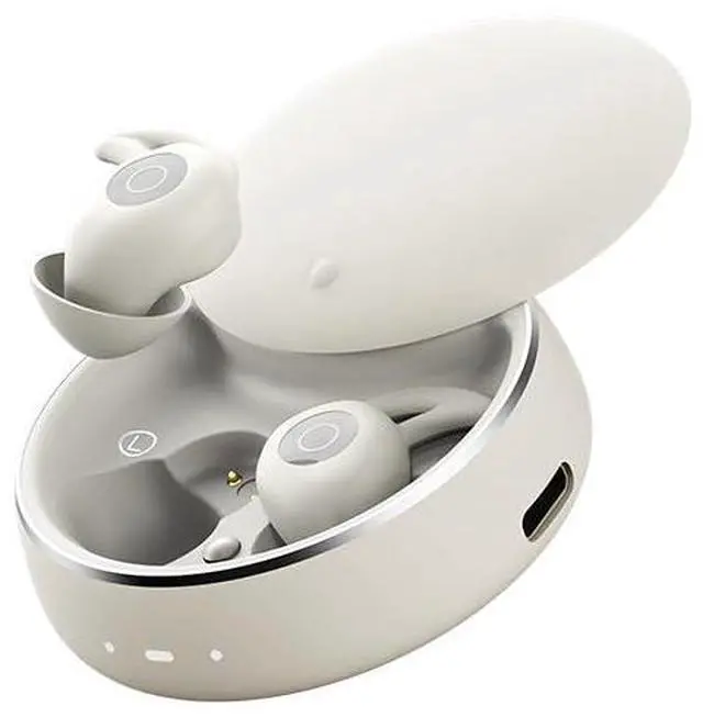 Alt view image 3 of 5 - eppfun Sleep Earbuds, Noise Blocking Bluetooth Sleep Headphones with Mic, Small&Soft Earplugs for Side Sleepers, Long Playtime with Charging Case