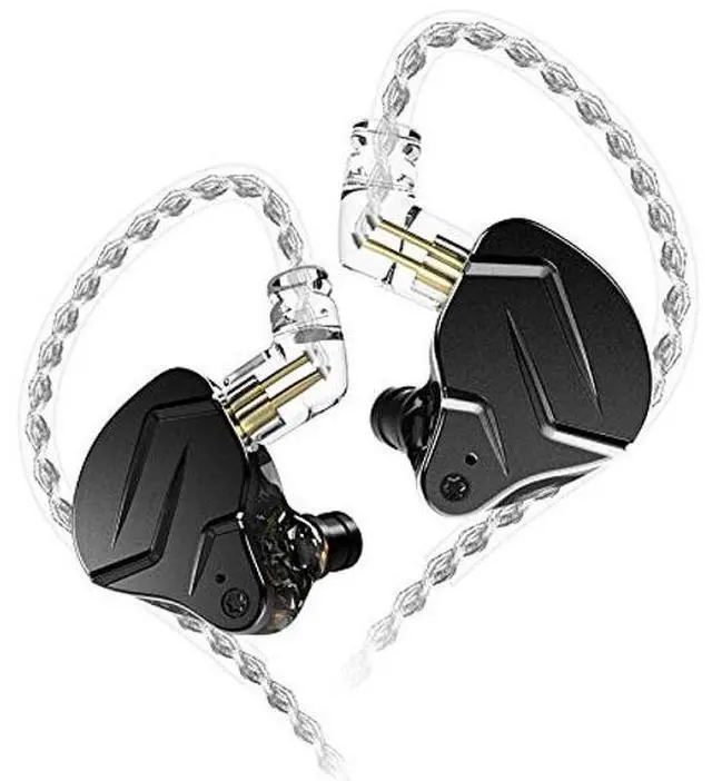Main image of QZXYHYN KZ ZSN PRO X in Ear Monitors with Balance Armature + Dynamic Driver Earbuds, Dual Driver Earphone IEM with Removable 0.75mm 2Pin Cable for Music Player Phone Computer (Black, No Mic)