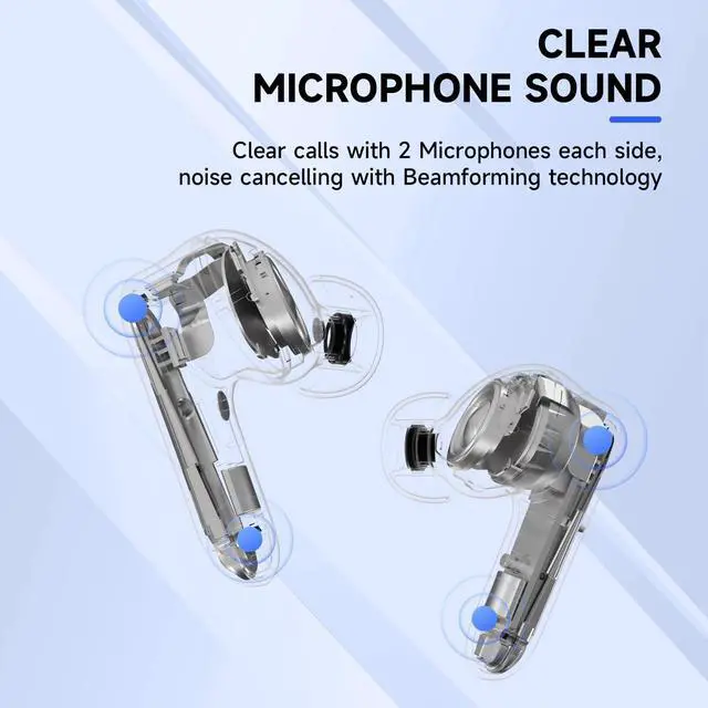 Alt view image 5 of 5 - PRISMXR Wireless Gaming Earbuds Compatible with PS5/4, Meta Quest 3S/Quest 3/Quest 2, 25ms Low-Latency, 2.4GHz Bluetooth for Steam Deck, PC (USB-C Dongle Included) - Vega T1