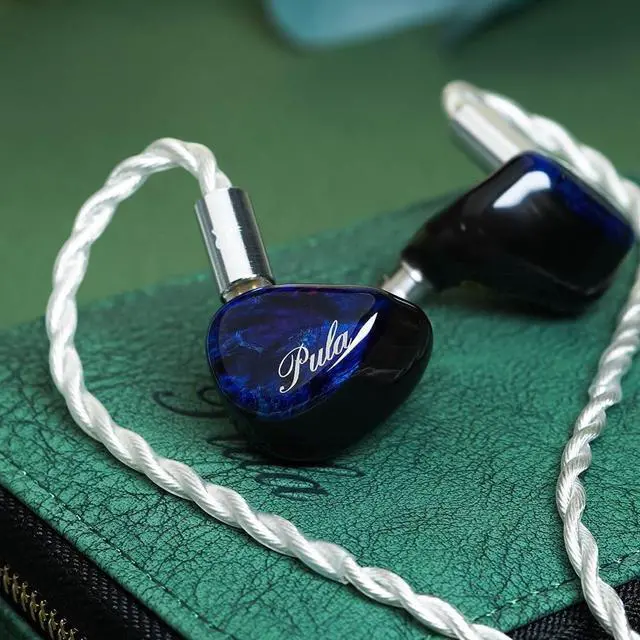 Alt view image 4 of 5 - HiFiGo Pula Anvil114 Hybrid Drivers IEM Earphones, 1DD+1BC+4BA in-Ear Monitors Designed for Hi-Fi Enthusiasts with Pure Sound Experience (Blue)