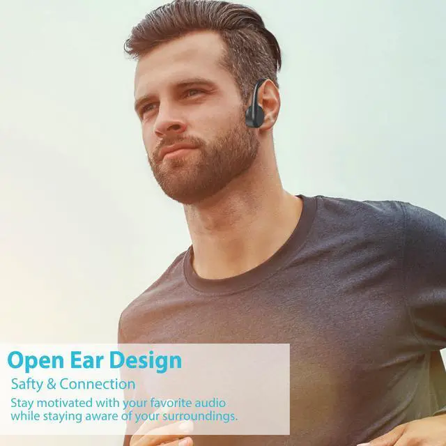 Alt view image 3 of 5 - Bone Conduction Headphones, IPX8 Waterproof Swimming Headphones, Built-in MP3 Player 32G Memory, Bluetooth 5.3 Wireless Open Ear Earphones for Swimming, Running, Driving, Hiking, Cycling