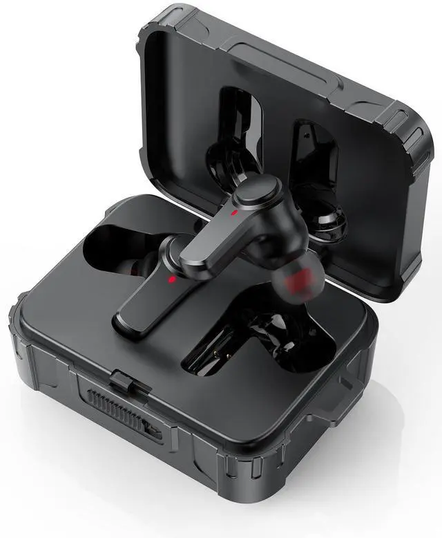 Main image of Qozybuds 29dB SNR Mic Wireless Earbuds Bluetooth 5.4, 70H Playtime Military IPX6 Waterproof Headphones, 66ft Range Sport Earphones for Construction Running Gym