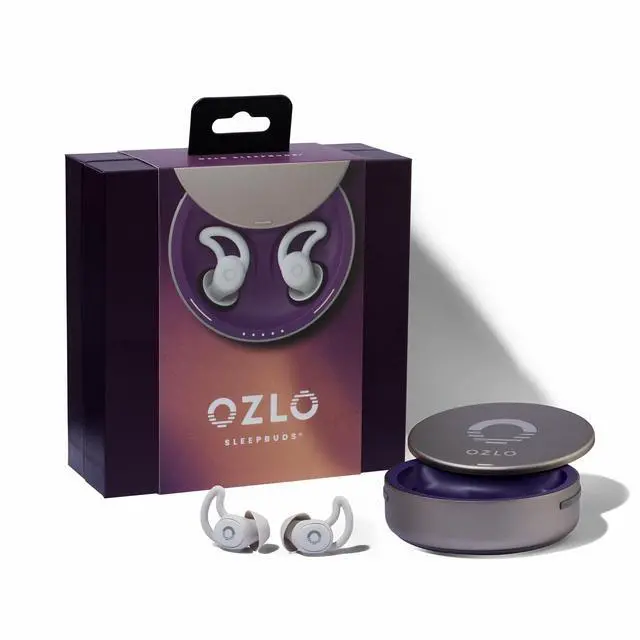 Main image of Ozlo Sleepbuds® | Comfortable Side Sleeper Headphones | Up to 10 Hours of Bluetooth LE Streaming | Science-Backed Sleep Sounds | Snore Blocking Comfortable Earbuds
