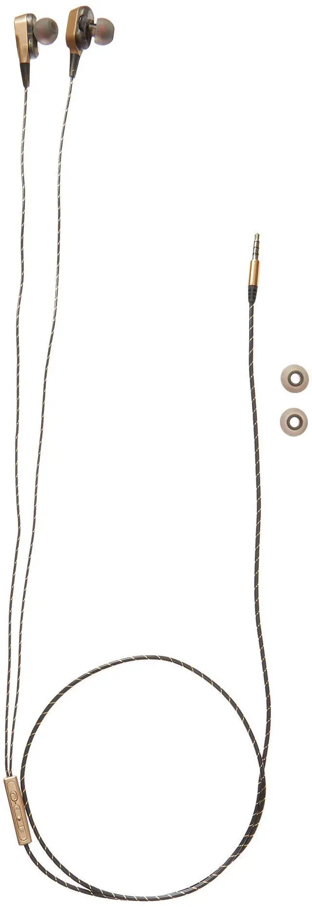 Alt view image 2 of 2 - Oosko in-Ear Headphones, Noise Cancelling Earbuds Balanced Bass Driven Sound Earphones with Mic - YX001