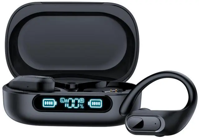 Main image of OCC Sport Bluetooth Earbuds Headphones with Earhooks Mirophone in-Ear Headset (Matte Black)