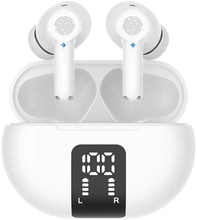 Main image of AI Translation Earbuds Two Way Real-time Translator Earbuds in 144 Languages 3-in-1 Voice Translator in Ear Earbuds with APP Instant Voice Translation for Travel Business and Learning(White)