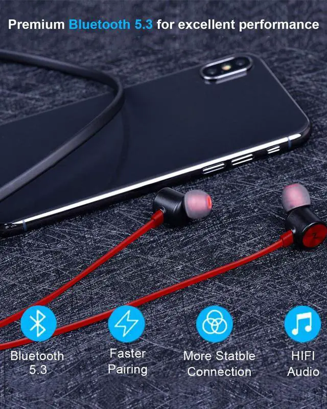 Alt view image 5 of 5 - NANAMI Bluetooth Neckband Headphones - Open Ear and in Ear Wireless Earphones for Podcast Audio Music Sleeping
