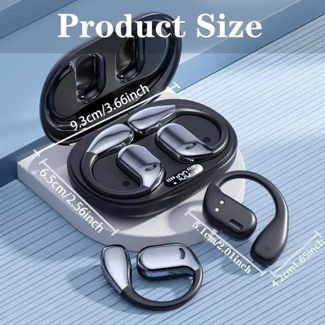 Alt view image 2 of 5 - AI Translation Earbuds Real Time for iPhone and Android, 144 Language Translator Earbuds, Bluetooth Headphones Translation Language Device 3-in-1 Translation Headphones with Charging Case(Black)